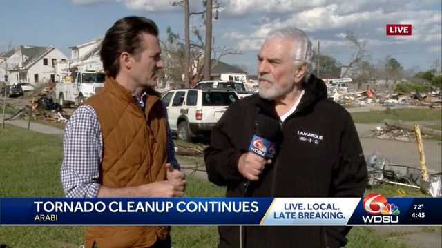 Born and raised in Arabi, local businessman Ronnie Lamarque helping those affected by tornadoes - Vimarsana News