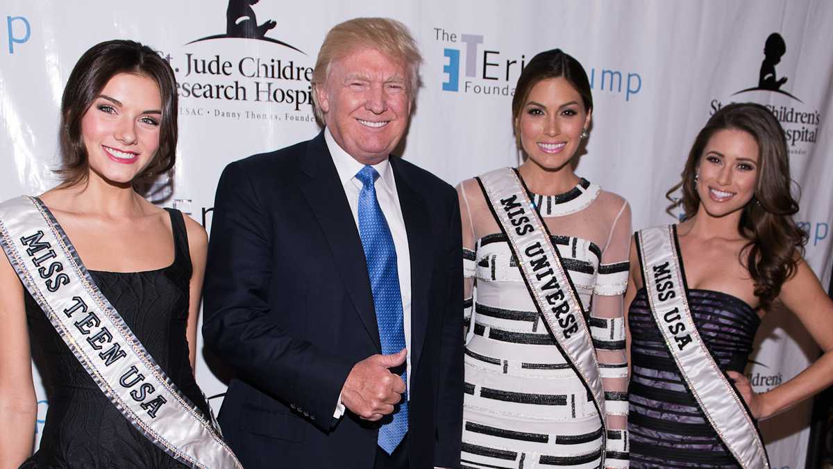 Former pageant contestants accuse Trump of invading dressing room