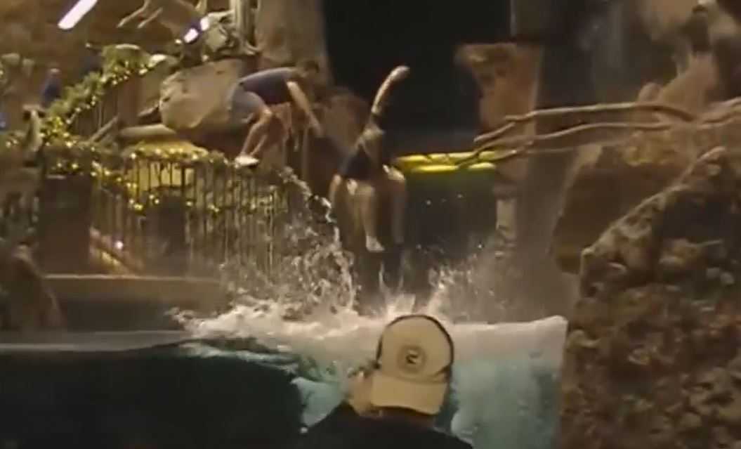 Jumping in bass pro fish cheap tank