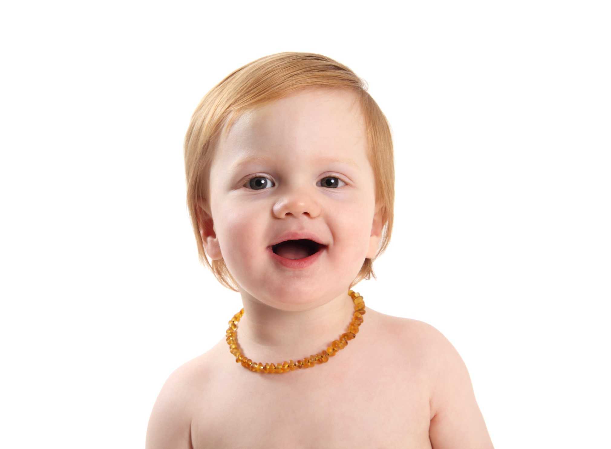 Infant on sale teething necklace