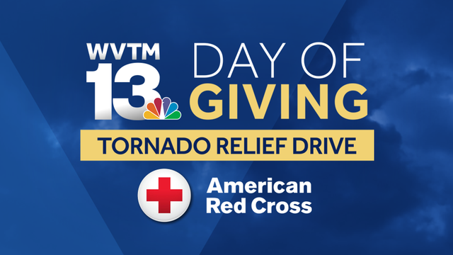 Midwest tornado recovery donation drive WVTM 13 American Red Cross - Vimarsana News