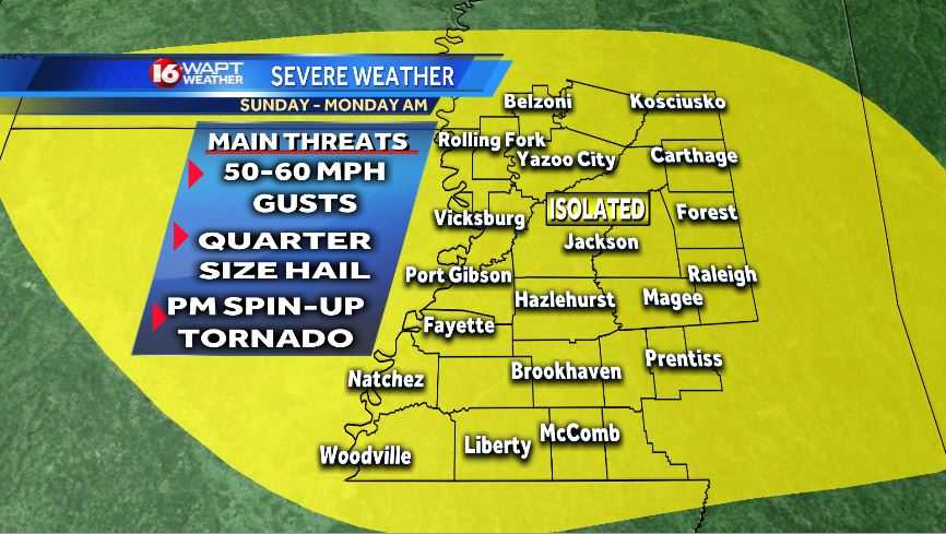 Multiple rounds of storms expected through early Monday