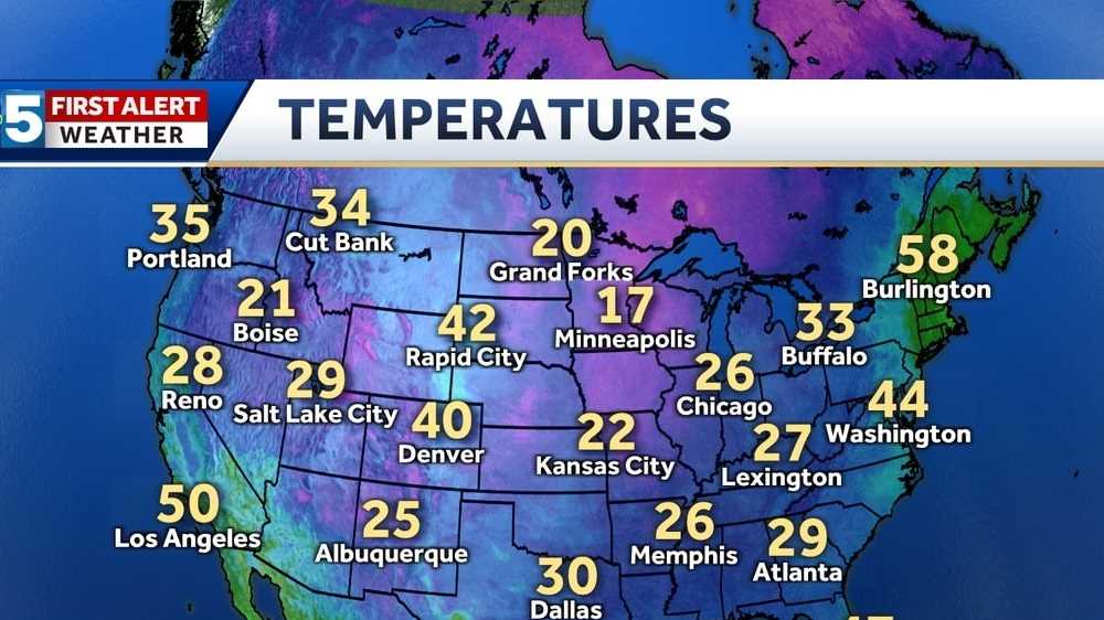 Vermont was — briefly — the warmest place in the contiguous US to start