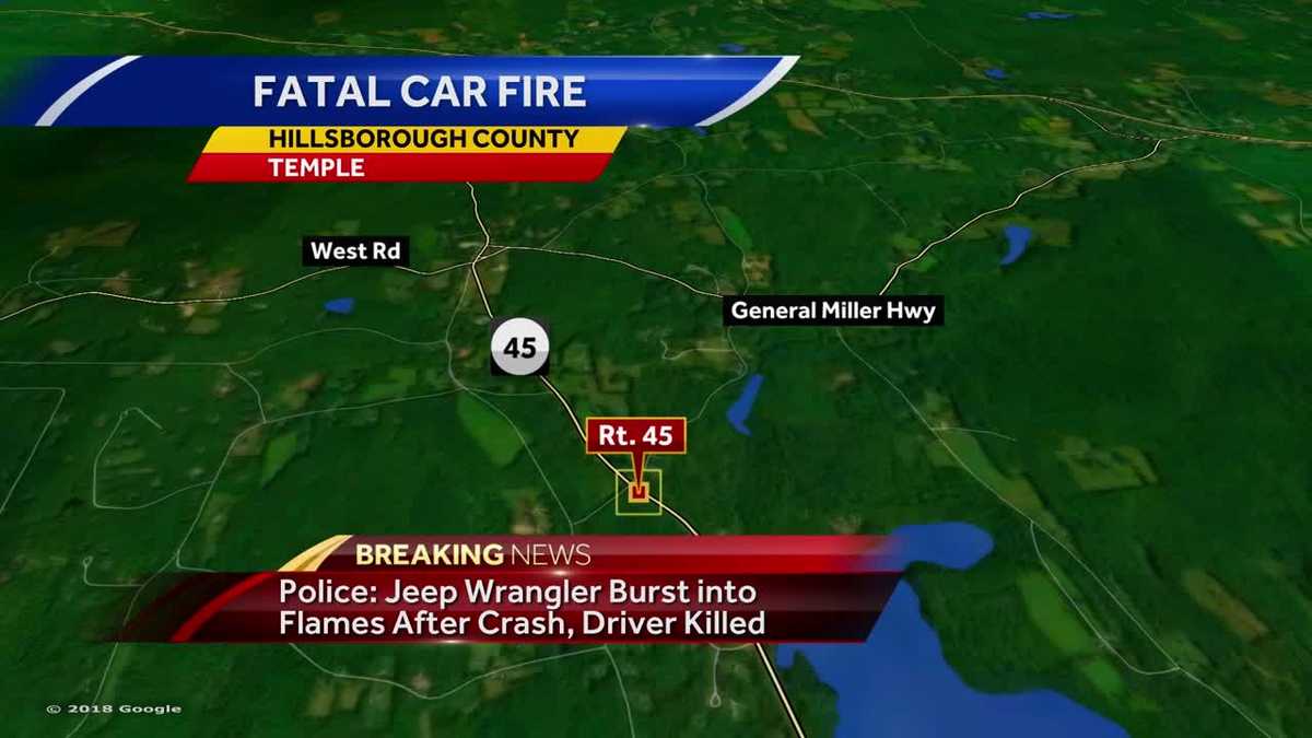 Templepatrick Crash Driver killed in fiery crash in Temple
