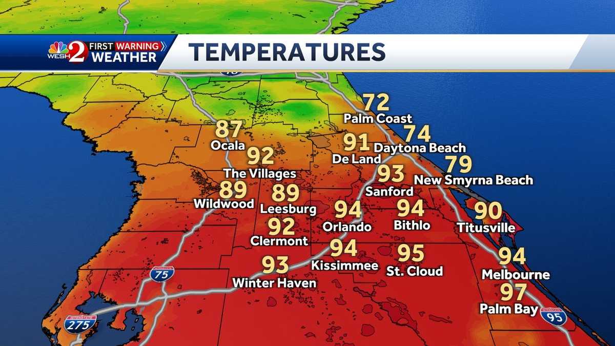 Storms to fire up in Central Florida
