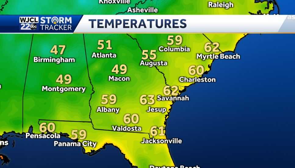 A cold front is moving in. Will it bring back rain chances? - WJCL