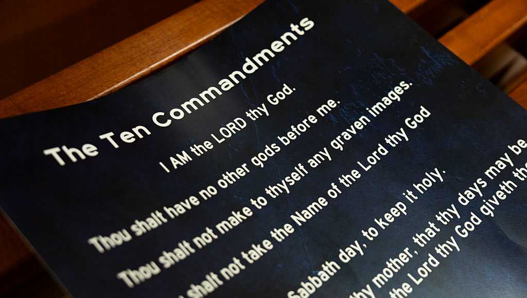 University of Arkansas isn't removing its Ten Commandments posters