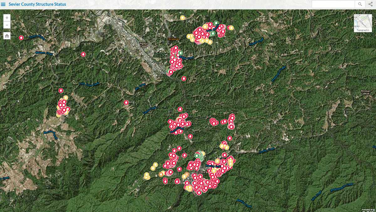 Website launched to help Tennessee wildfire victims get information