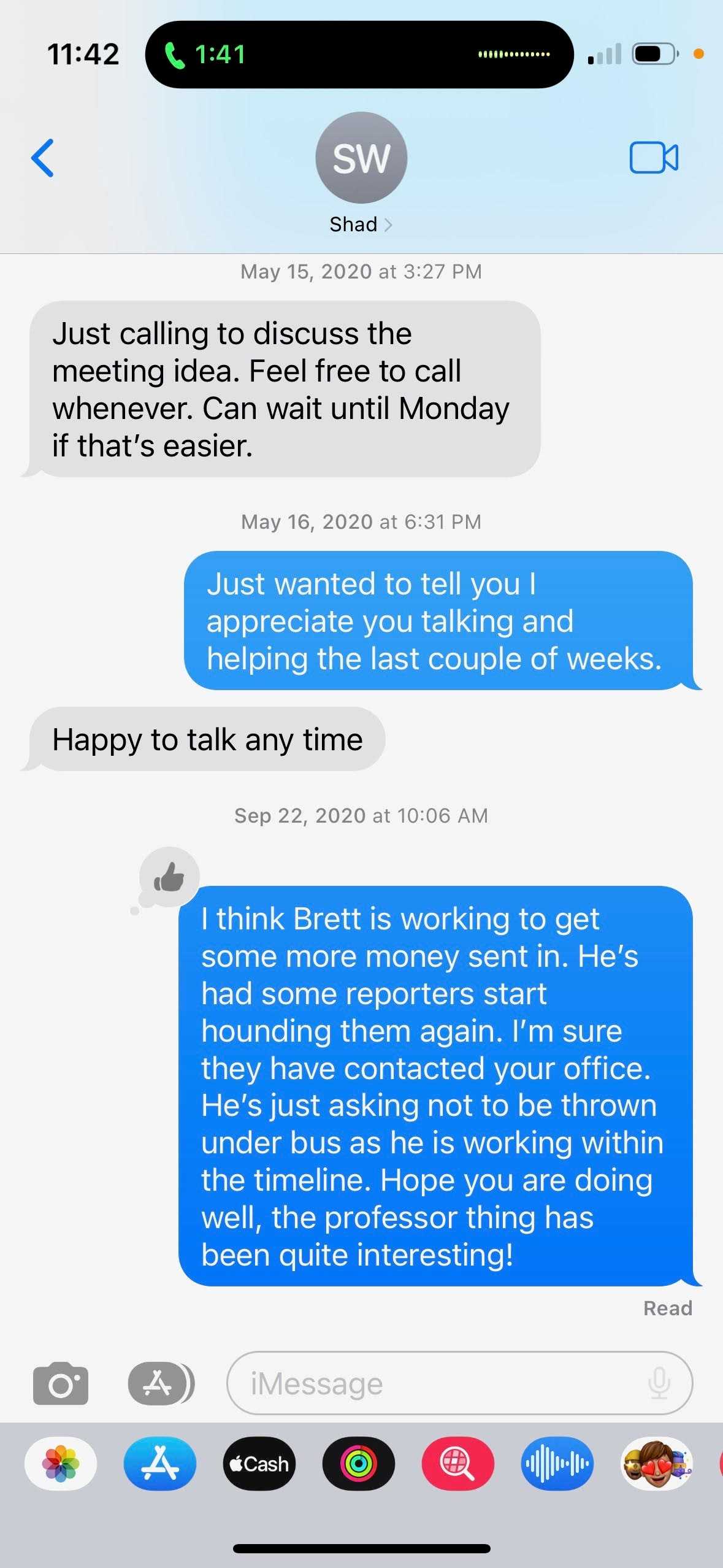 Text messages show Brett Favre sought welfare money for a football