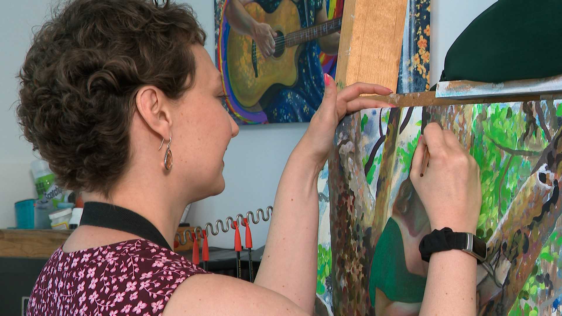 How a New Hampshire artist's portraits are empowering people with trauma to heal