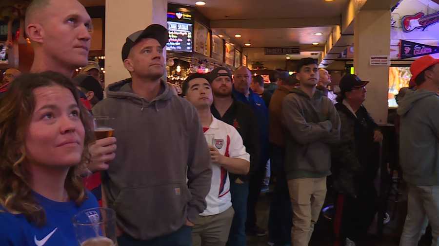 fans gather to watch team usa take on the netherlands at a watch party in downtown monterey