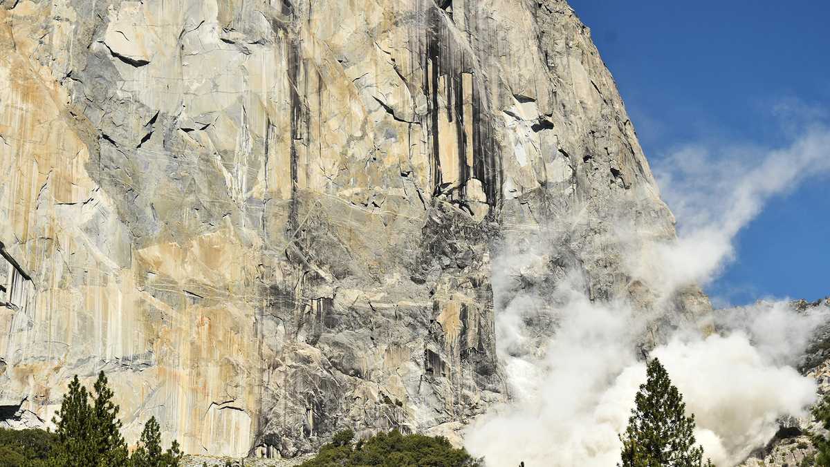 El Capitan climbers Yosemite rock fall is biggest in memory