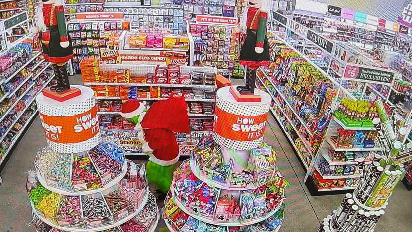 Vermont police 'catch' the Grinch stealing from local store in holiday prank