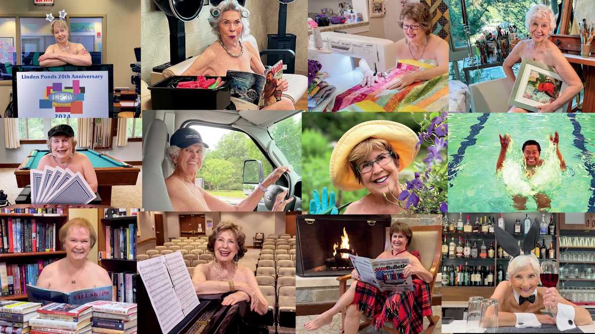 'Lovely Ladies' pose for calendar to raise funds for senior community