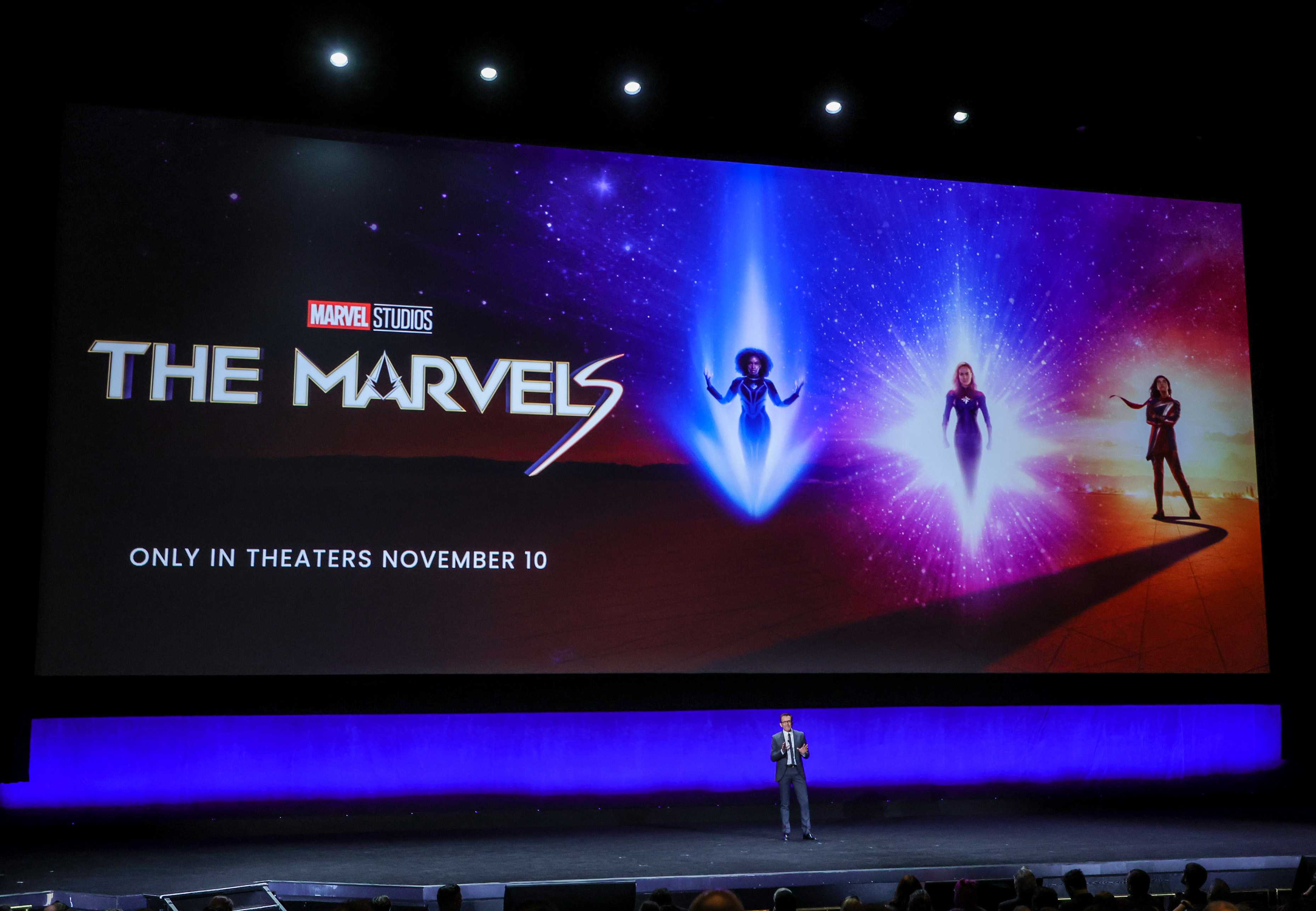 The Marvels' movie trailer released