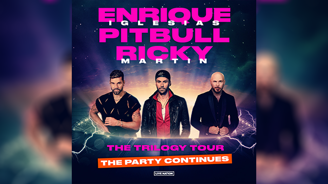 Enrique Iglesias, Ricky Martin and Pitbull @ Paycom Center in downtown