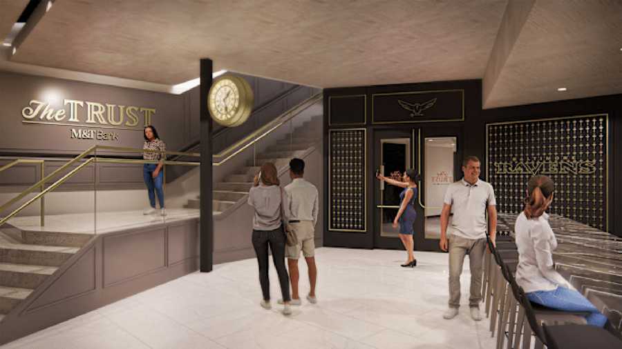 Ravens unveil stadium's new, premium club spaces - WBAL