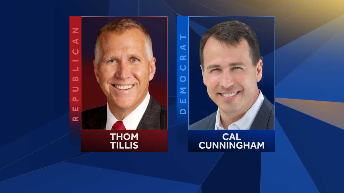 Thom Tillis, Cal Cunningham meet in first televised debate