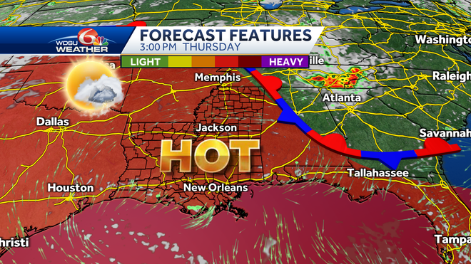 New Orleans excessive heat warning forecast