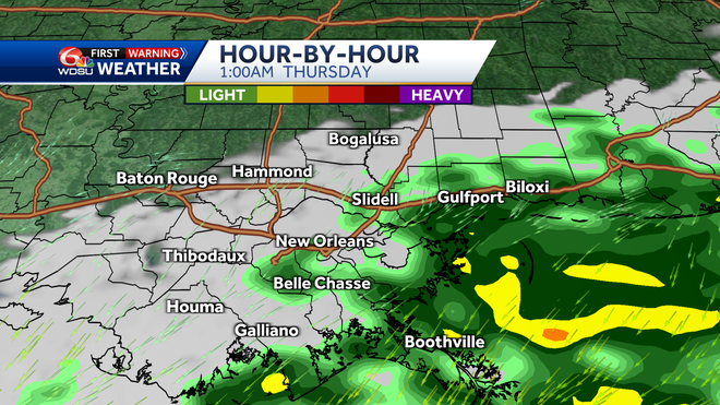 forecast clouds and precip thursday 1 am