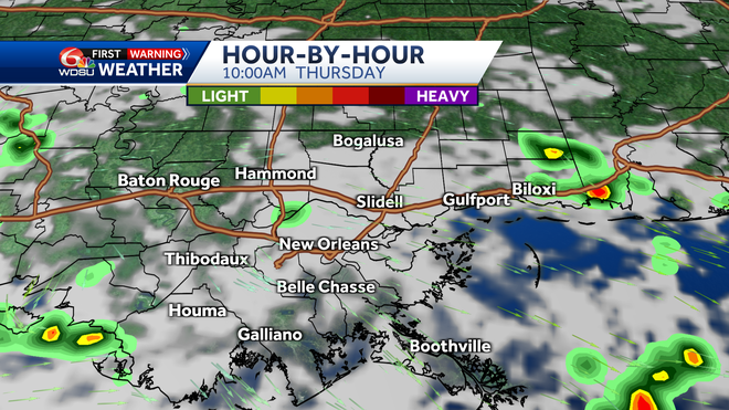 New Orleans weather forecast how long will heat last rain chances