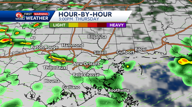 New Orleans weather forecast flood watch how much rain will I get