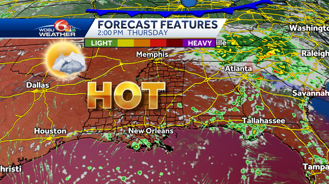 New Orleans forecast excessive heat warning weather alert day