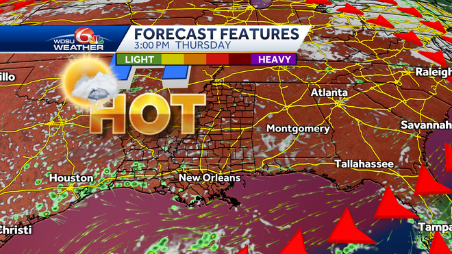 New Orleans excessive heat warning all time record high