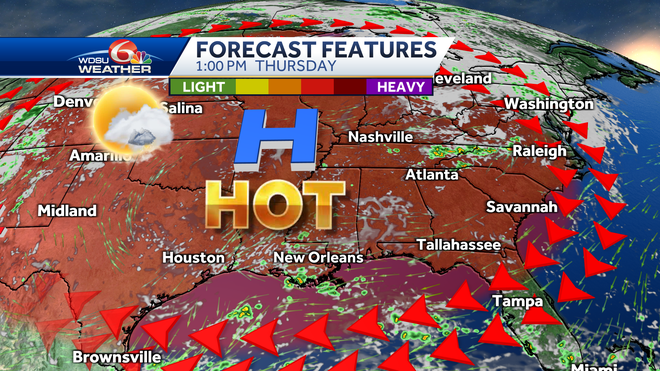New Orleans excessive heat warning forecast heat wave