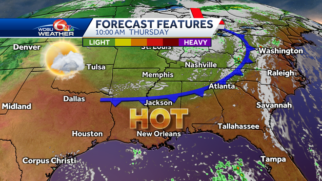 New Orleans forecast heat advisory weather impact day