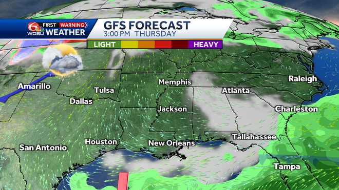 New Orleans forecast hurricane rain chances high temps winds