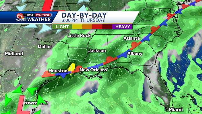 Thursday weather characteristics