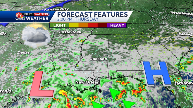 New Orleans weather forecast flood watch how much rain will I get