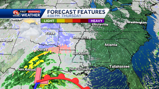 thursday weather features