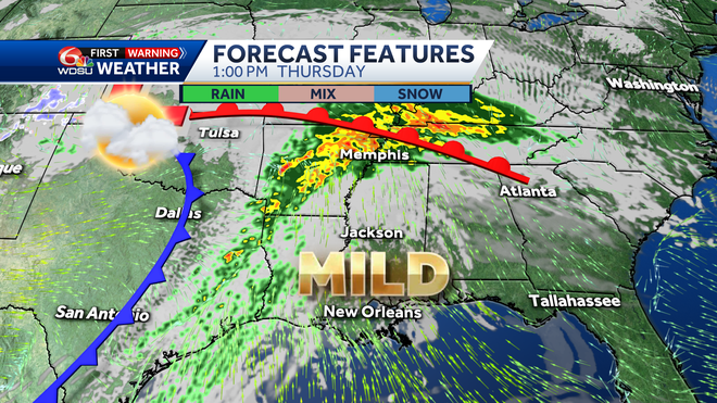 thursday weather features