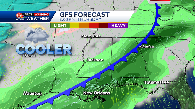 thursday weather features