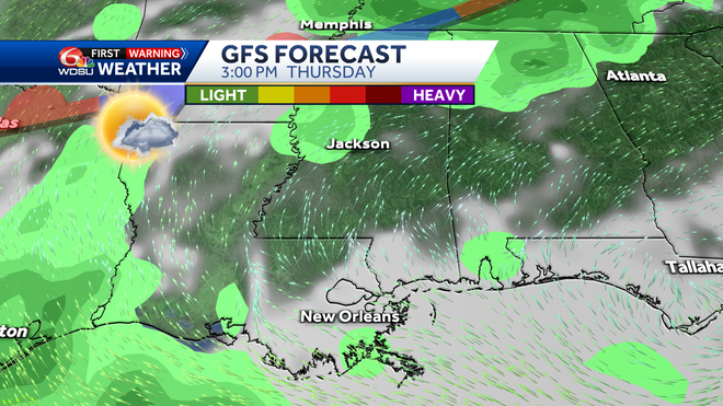 New Orleans weather forecast high temps rain chances hurricane