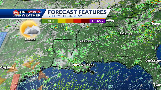 Weather features Thursday