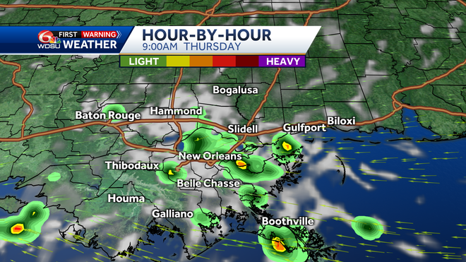 New Orleans weather forecast Tropical Storm Alberto rain chances