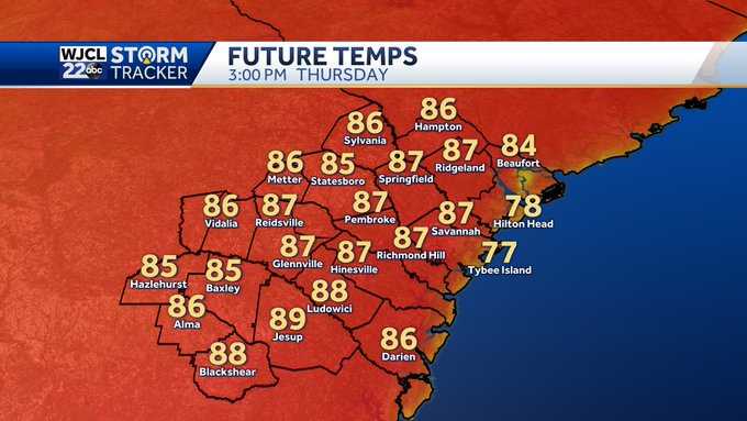 Warmer and more humid weather on the way