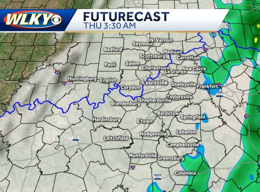 TIMELINE: Severe weather threat in the Louisville region