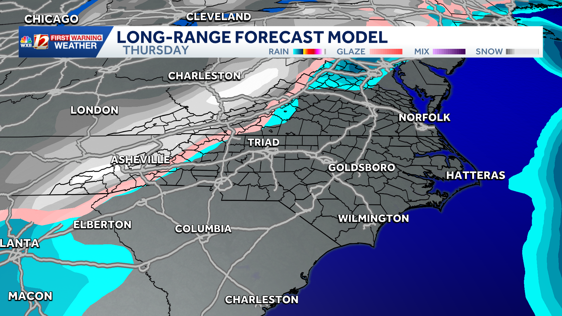 Snow is falling in North Carolina mountains, dangerous cold - WXII