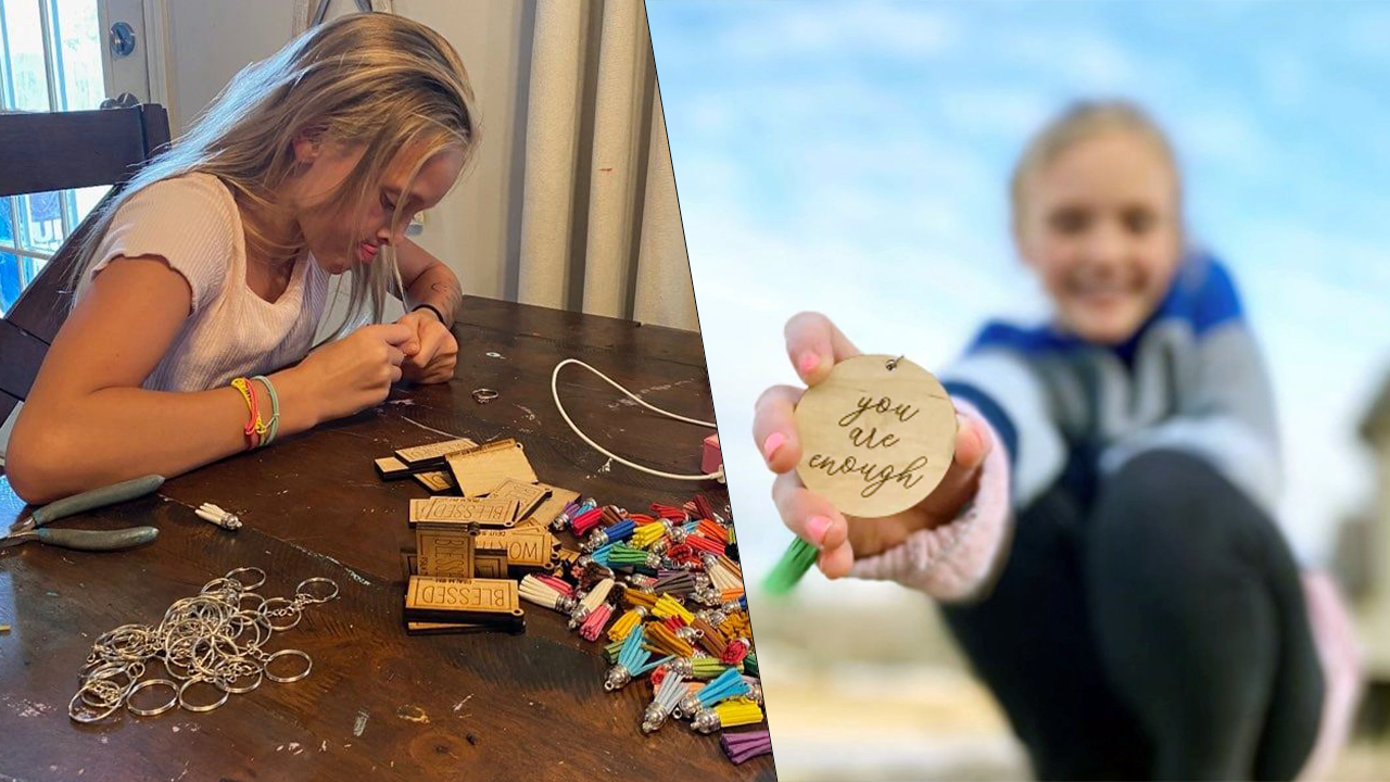 Opelika child makes keychains to raise money for Tallapoosa County Girls Ranch - Vimarsana News