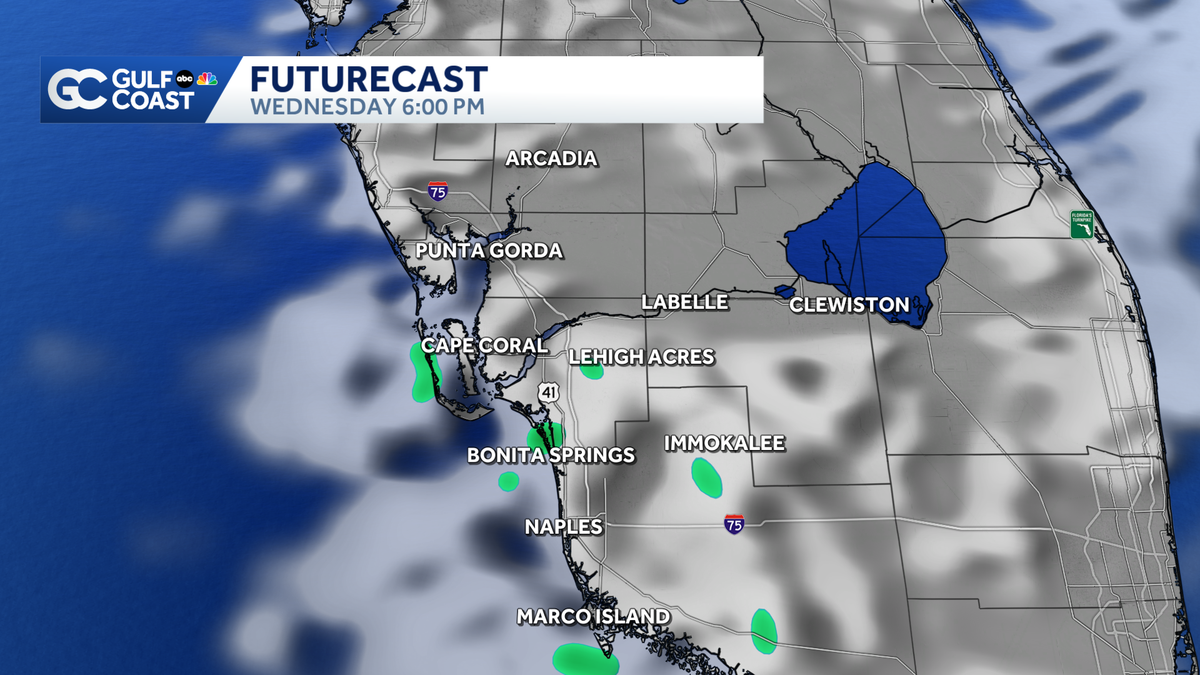 Toasty start to April; spotty coastal showers tonight