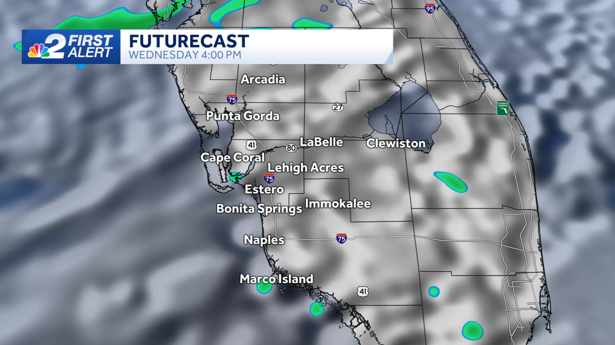 Christmas Forecast: Highs in the 70s with only a few stray showers