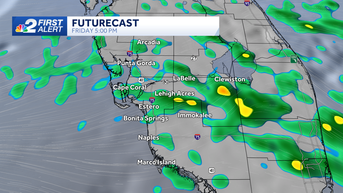 Forecast: Isolated showers and below average temperatures Friday
