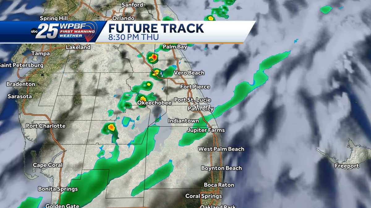 Tracking showers and strong storms across South Florida