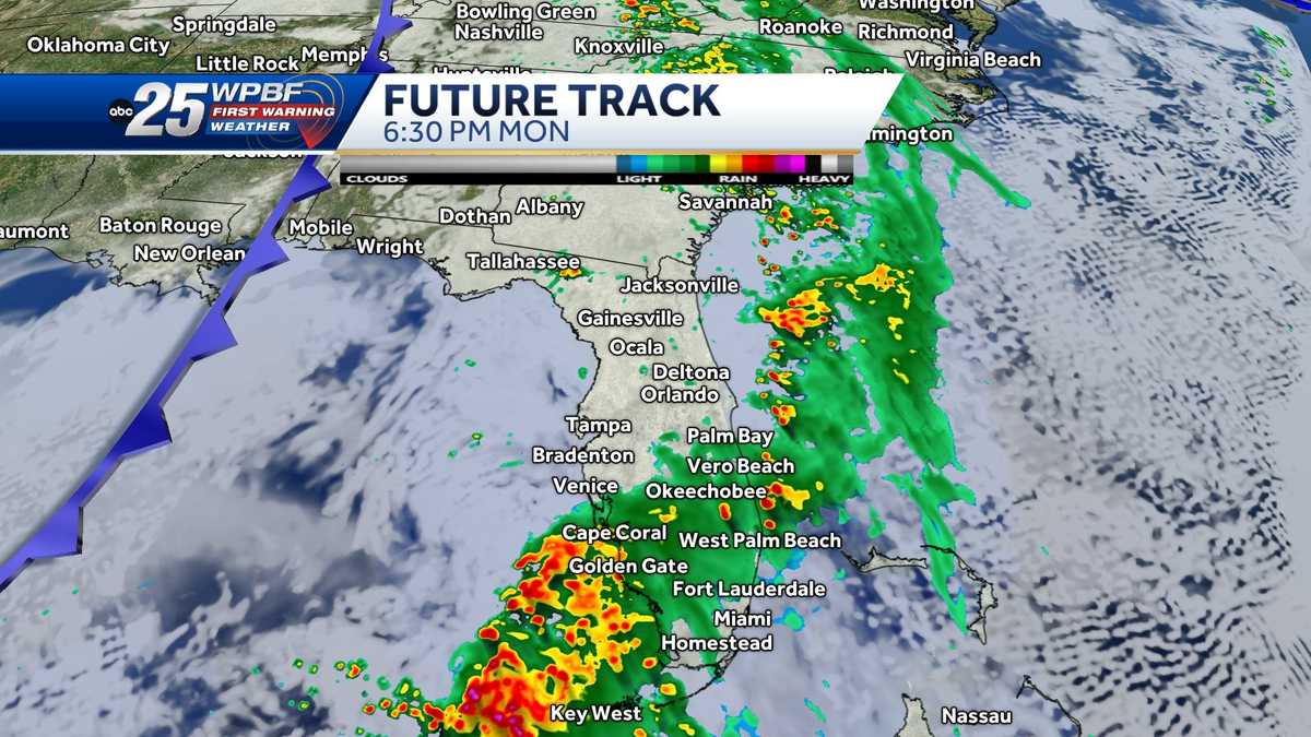 Tracking soggy Christmas in Florida