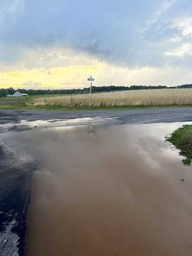 Longs Road with Flood