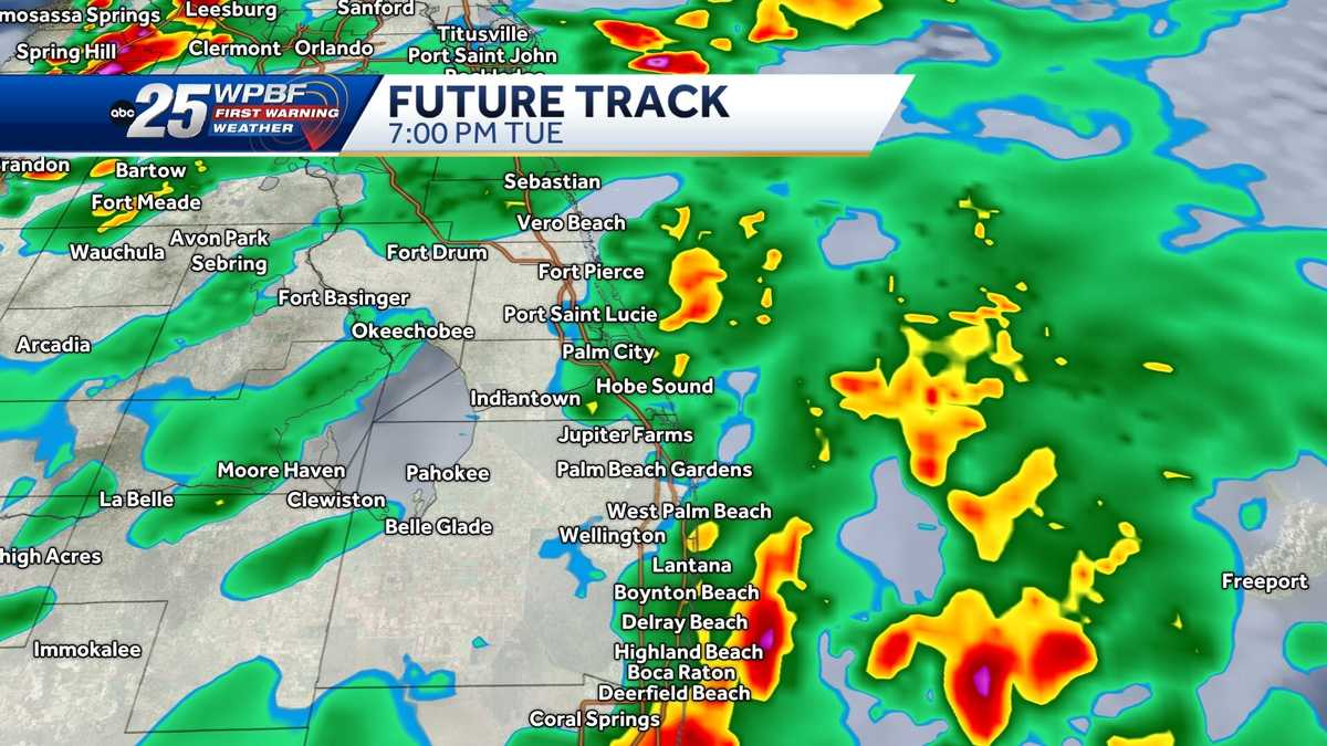 Showers and thunderstorms expected Tuesday afternoon, evening